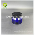 30g colored glass jar facial cream foundation cream glass jar with plastic lid